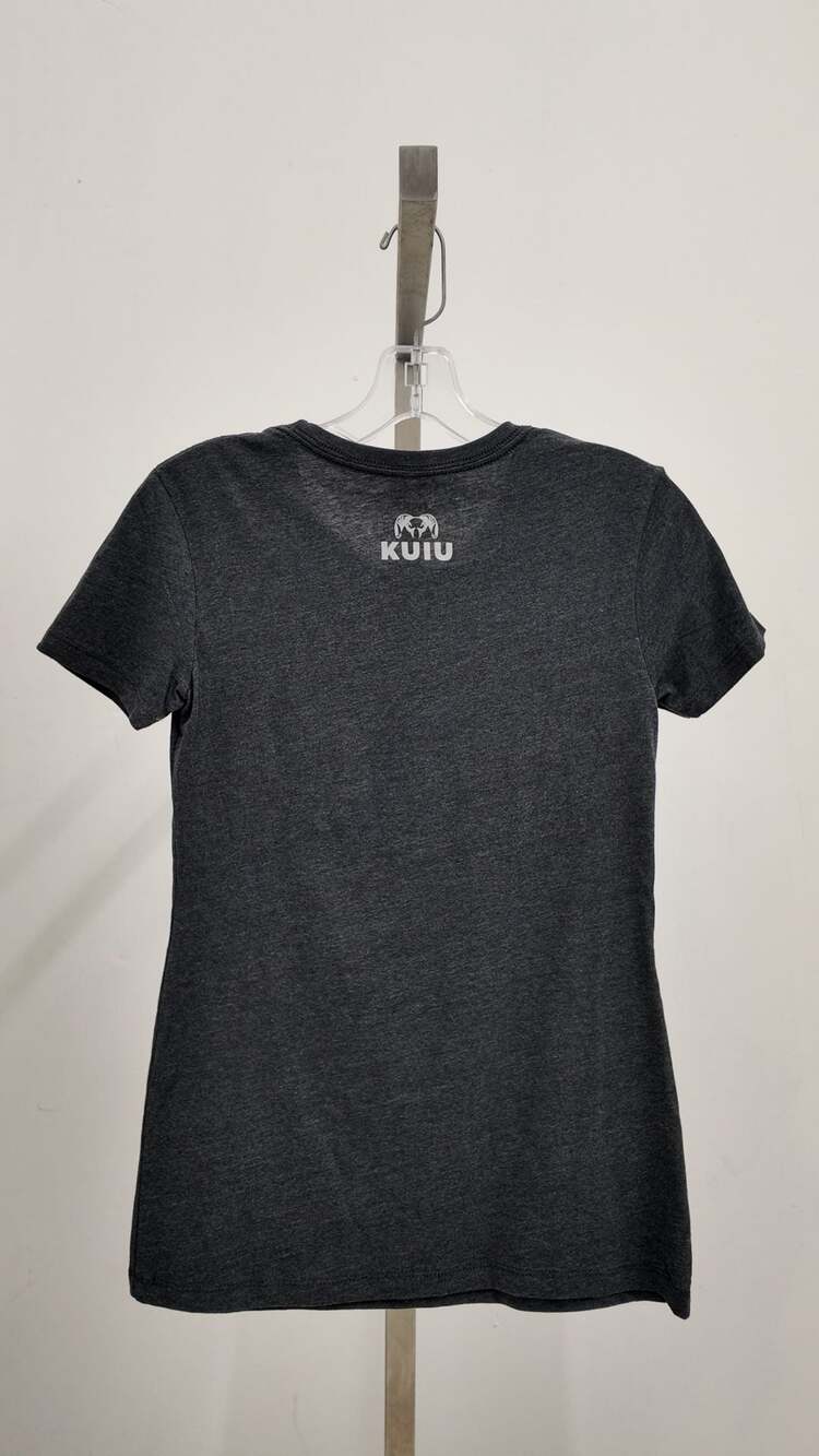KUIU "Ultralight Hunting" Diamond Logo T-Shirt - Charcoal Heather (Size S) - Picture 3 of 3